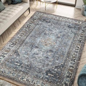 Bohemian Ethnic Persian Series Crystal Velvet Home Carpet
