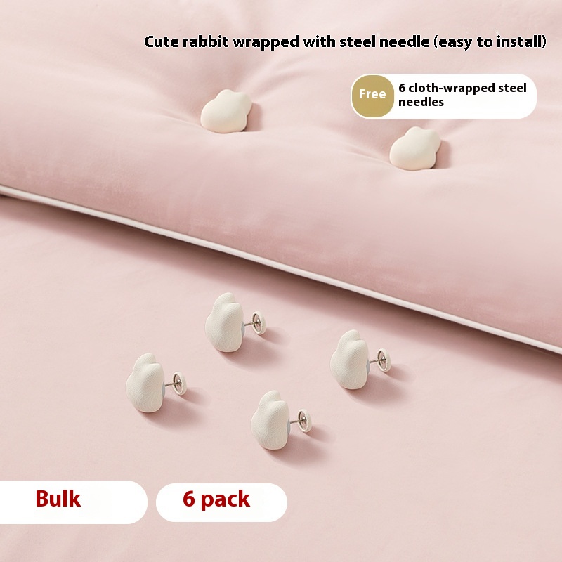 Rabbit Quilt Holder Skin-friendly Seamless Detachable