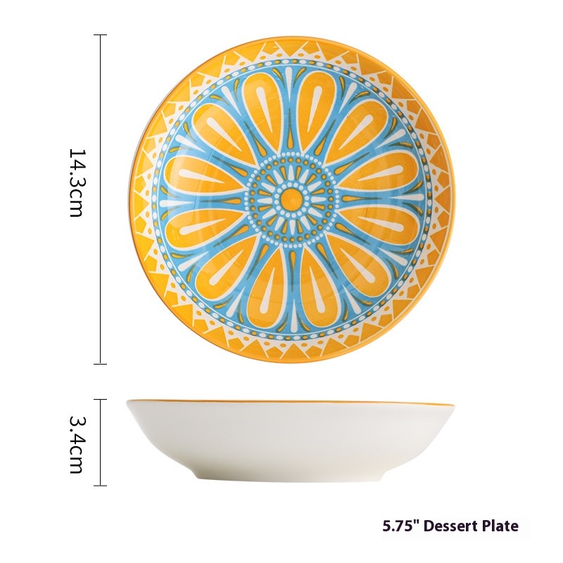 Bohemian Ceramic Sauce Dish Spit Bones