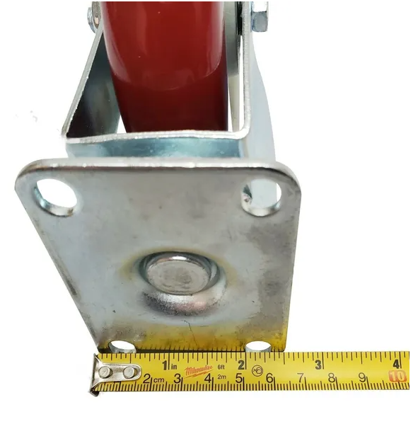 4 Pack 5 Inch Caster Wheels Swivel Plate Polyurethane Wheels Heavy Duty Wheels