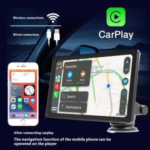 Cross-border 9-inch Portable Carplay Central Control Large Screen Vehicle Navigation WiFi Internet Access Car Bluetooth Radio