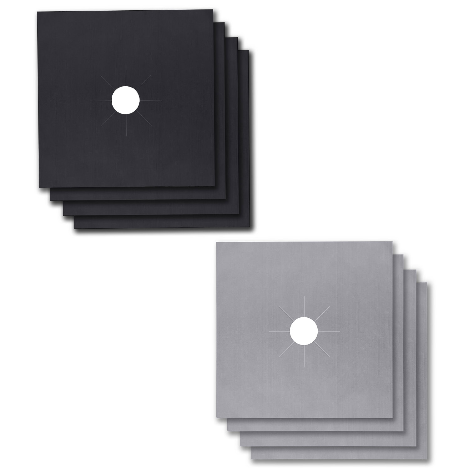 4-Pack Reusable Nonstick Stovetop Burner Protector Liner