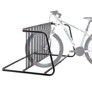 10-Bike Heavy-Duty Outdoor Bike Rack - Double-Sided Steel Storage Stand For Garages, Yards & Shops - Easy Assembly