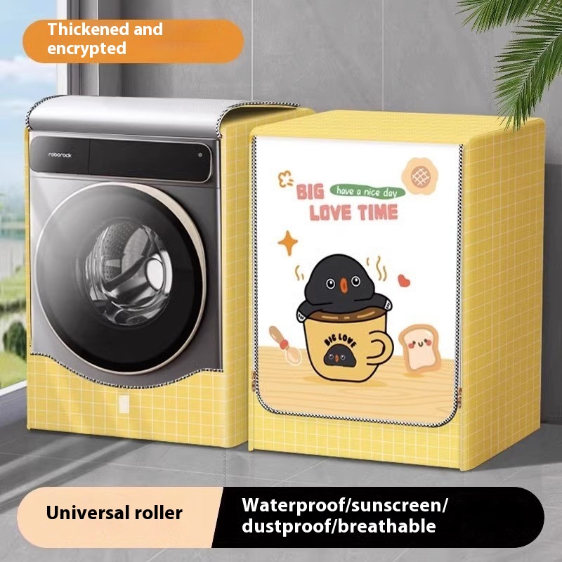 Roller Washing Machine Cover Waterproof Sunscreen Cover Dust Cover UV Protection