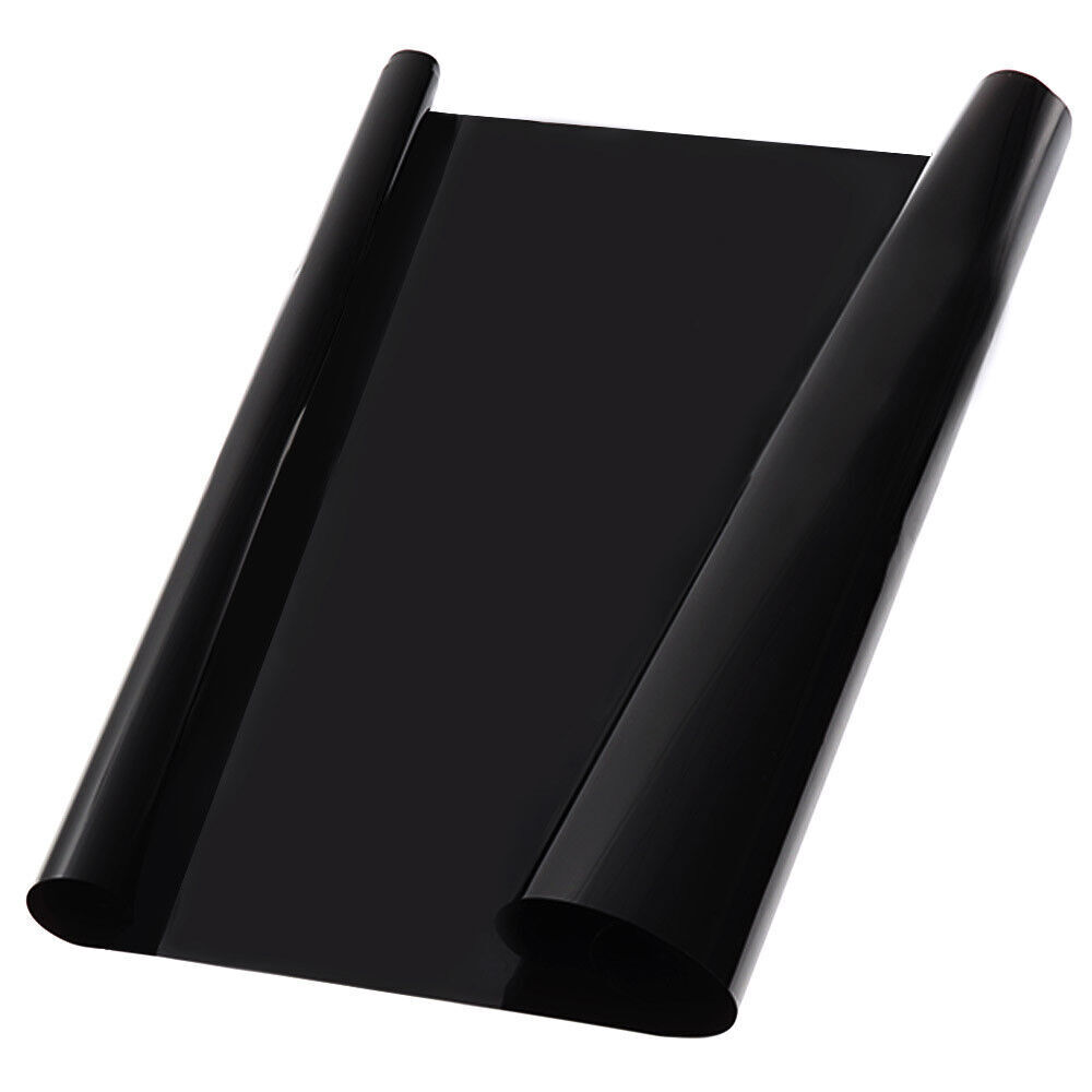 CAR WINDOW TINT FILM KIT TINTING SUPER DARK BLACK LIMO 75CM X 6M UK