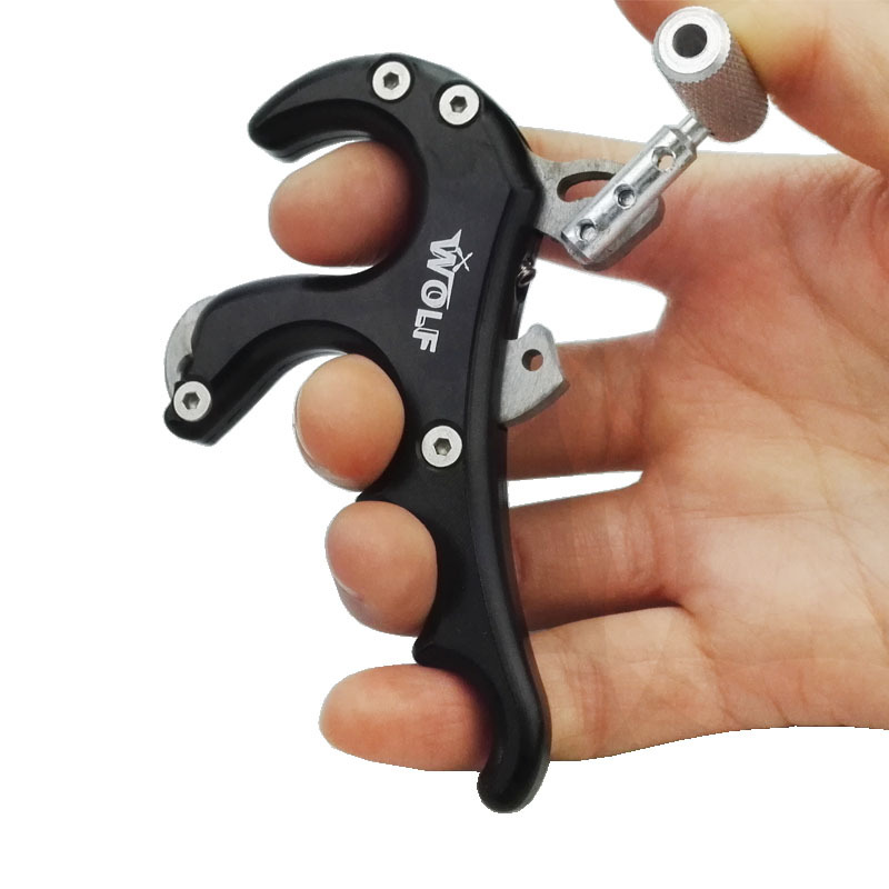 Bow And Arrow Accessories Cam Bow Four-finger Grip Metal Release Aid