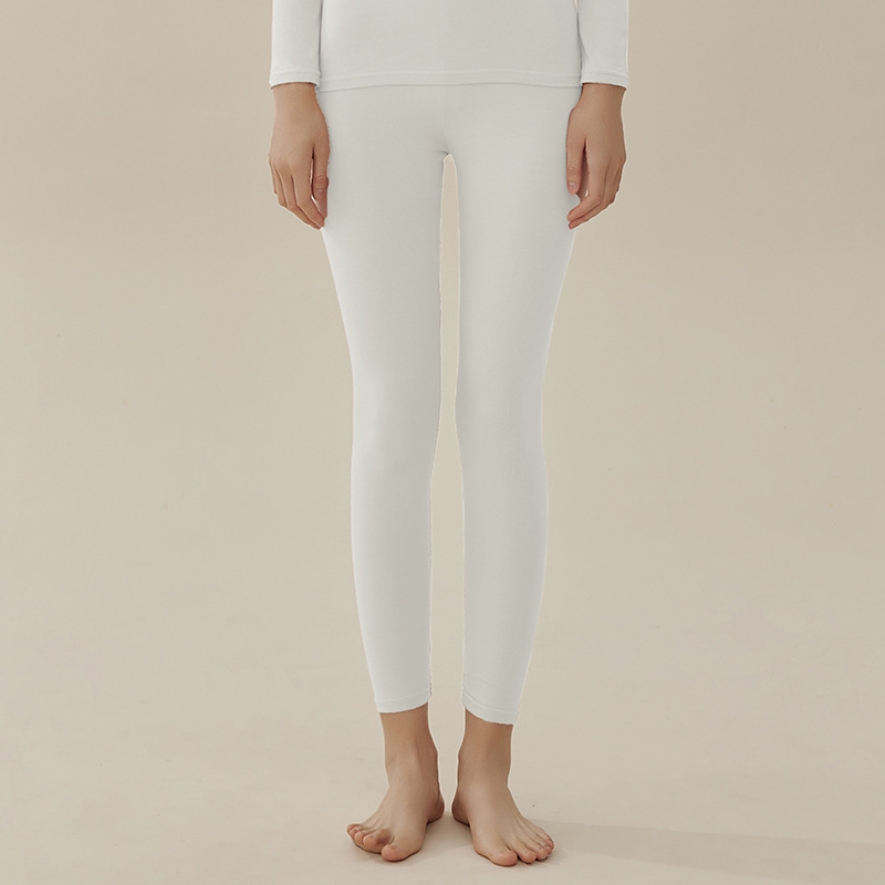 Girls Solid Color High-elastic Leggings With Big Ears