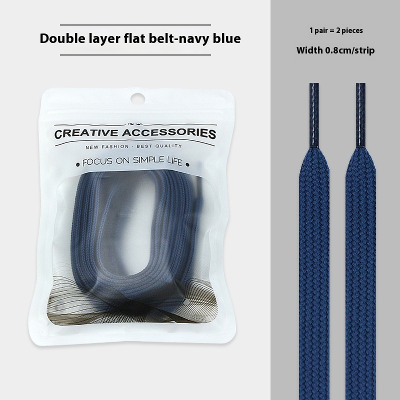 White Shoes Colorful Bandlet Shoelaces