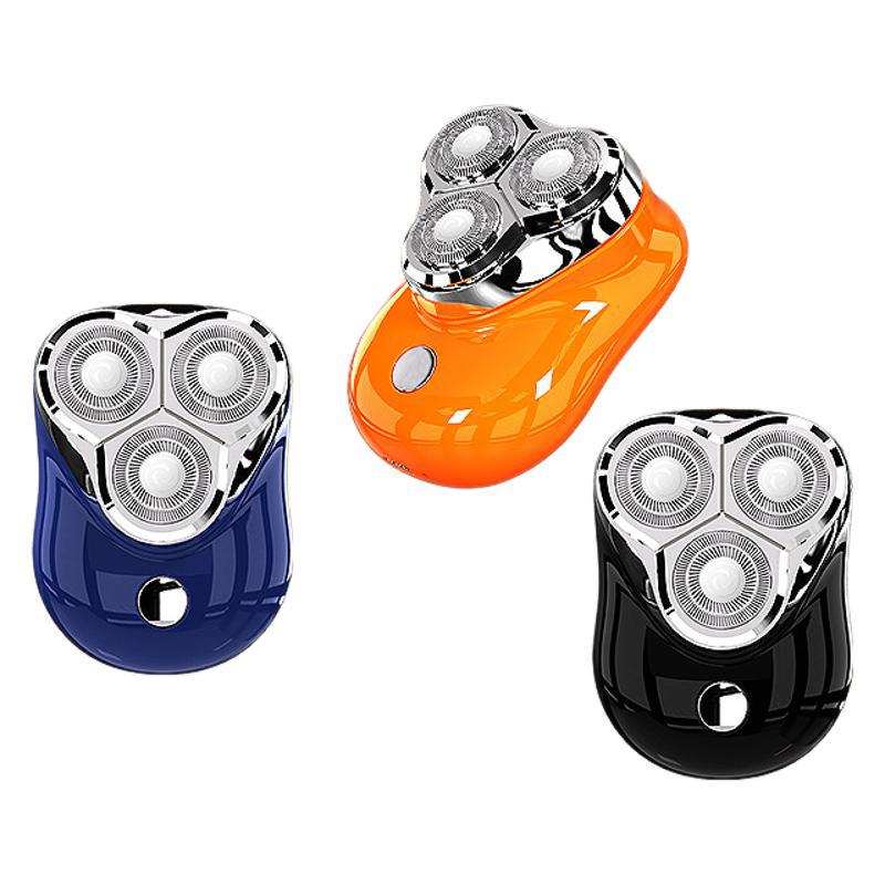 Electric Magnetic Suction Floating Three-blade Shaver