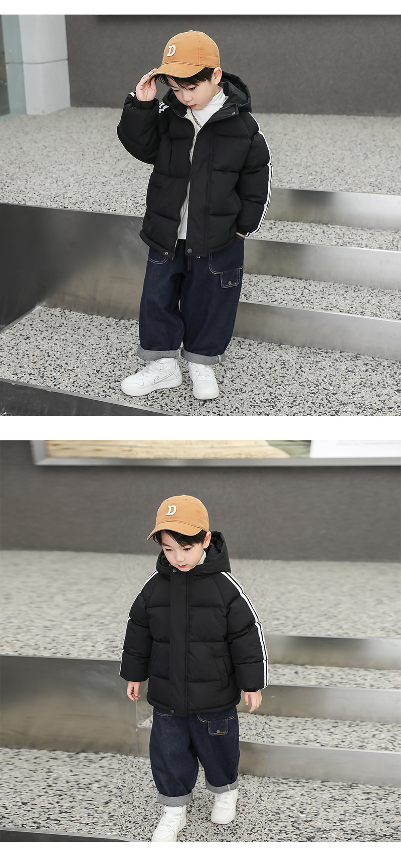 Children's Cotton Clothes Thickened Fall Winter Coat