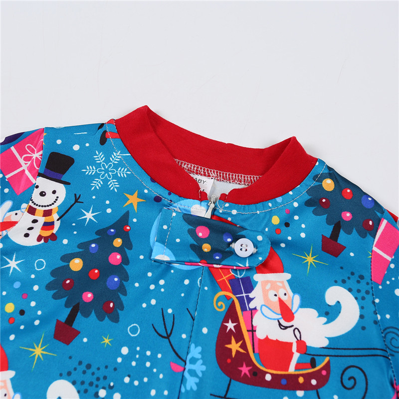 New Parent-Child Christmas Pajamas Parent-child Leisure Wear Set