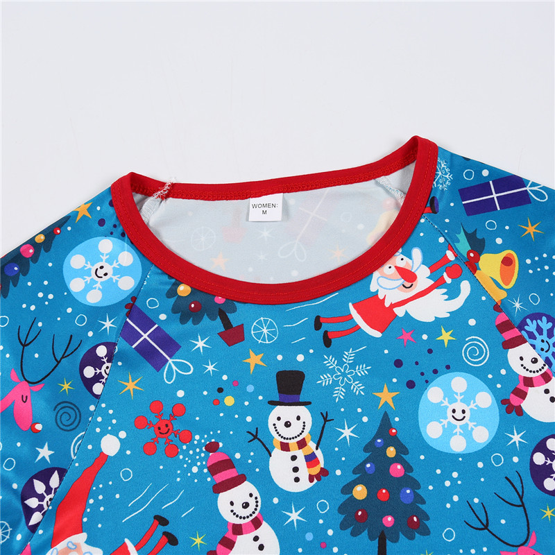 New Parent-Child Christmas Pajamas Parent-child Leisure Wear Set