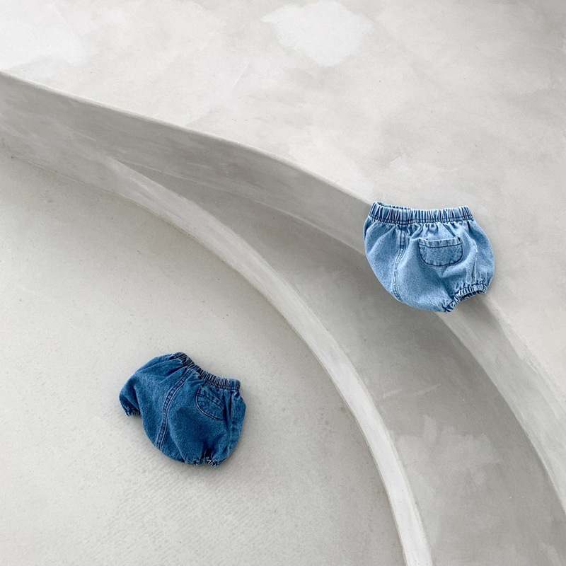 Korean Style Denim Hot Pants Summer Infant Toddler