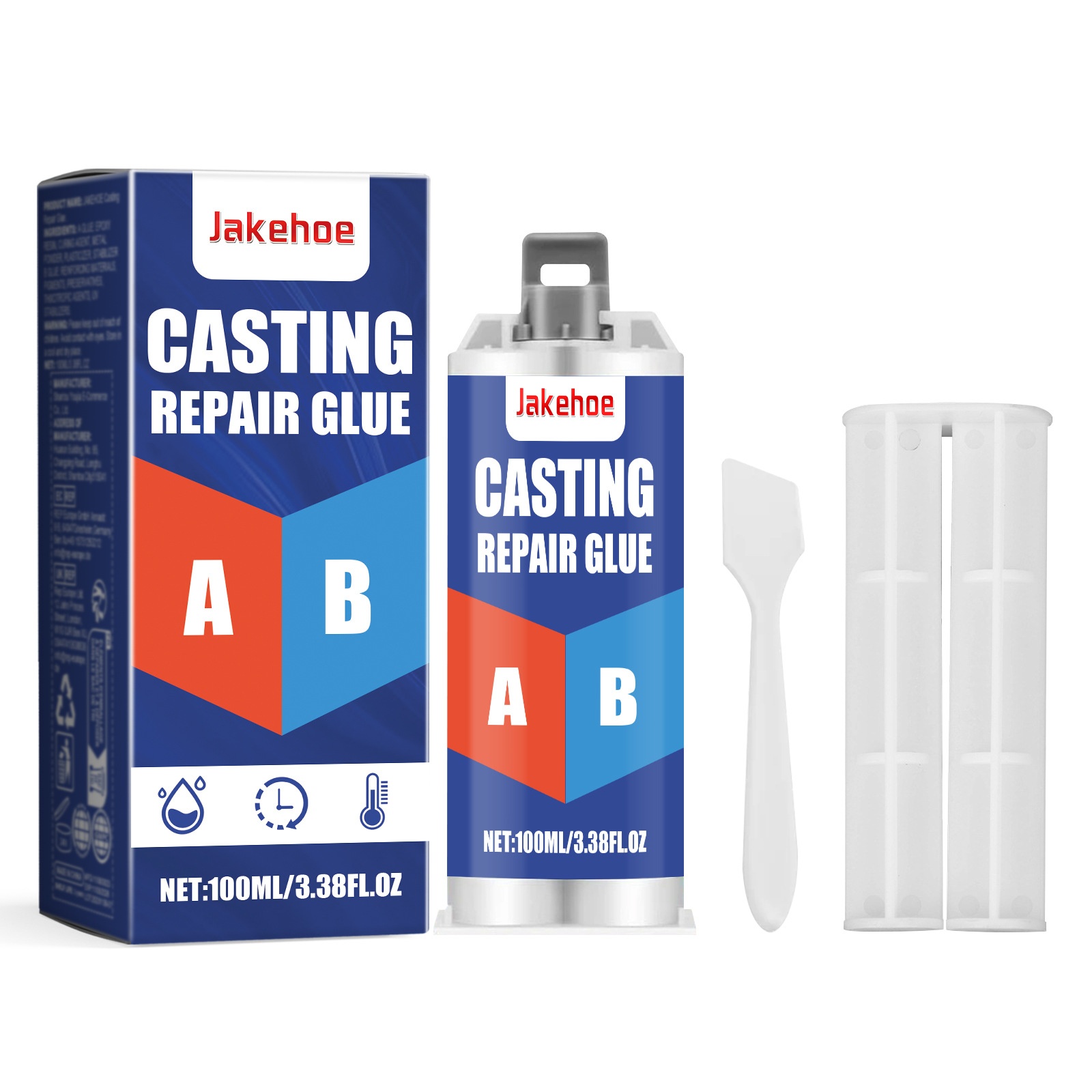AB Casting Glue Metal Repairing Agent Welding Glue Leak Blocking Waterproof Quick-drying