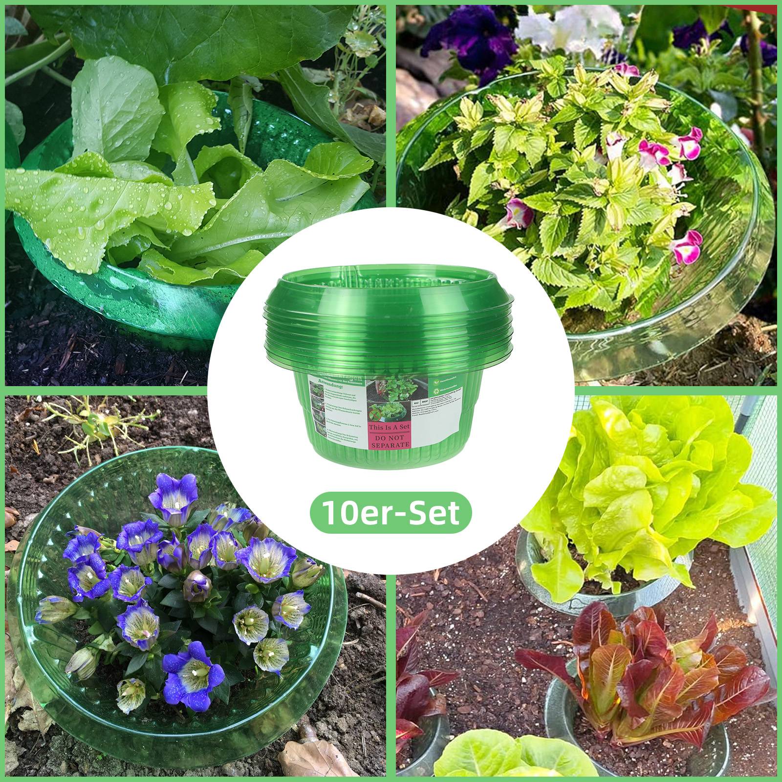 10 Pieces Slug Guard Rings, Effective Slug Guard For Salad And Cabbage