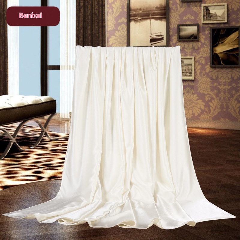 19 M Silk Bed Sheet Fitted Sheet Four-piece Set