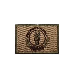 Louisiana Montana Minnesota Velcro Epaulet Embroidered Cloth Stickers