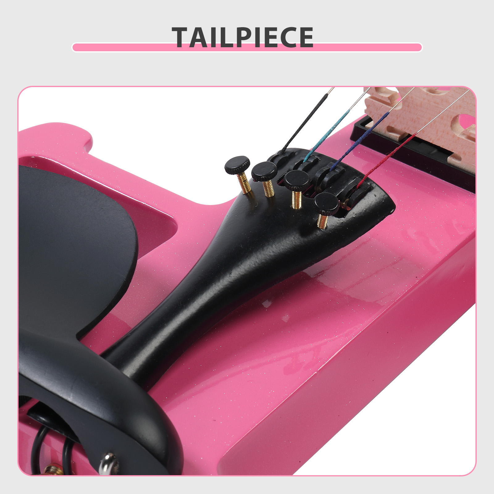 Electroacoustic No.1 Piano Painted Solid Wood Violin