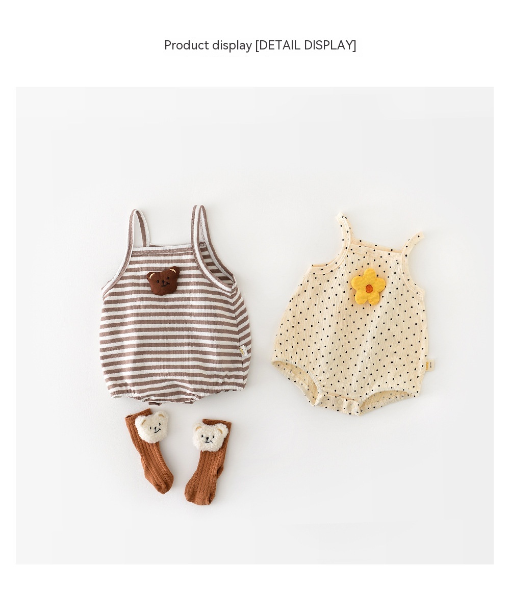 Infant Summer Sleeveless Jumpsuit