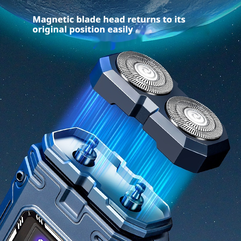 Portable Intelligent Digital Display Magnetic Electric Shaver