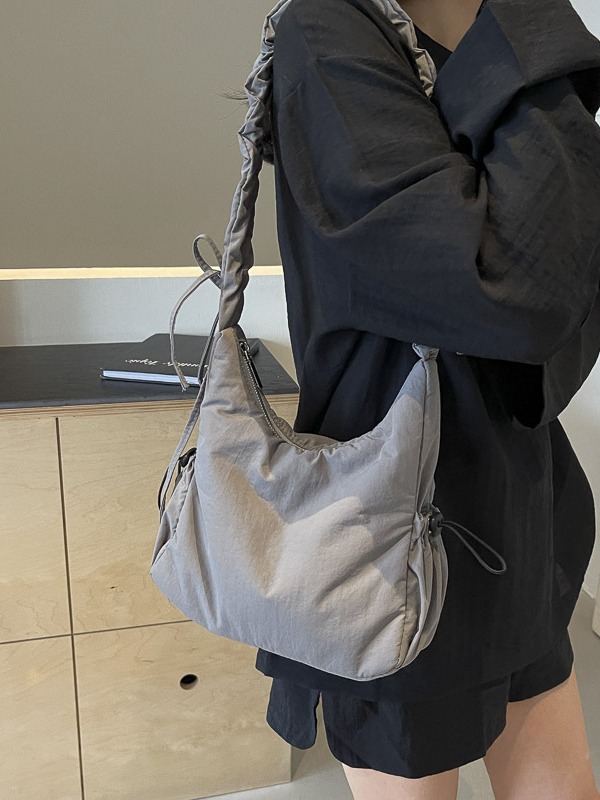 Canvas Shoulder Cotton-padded Casual Messenger Bag