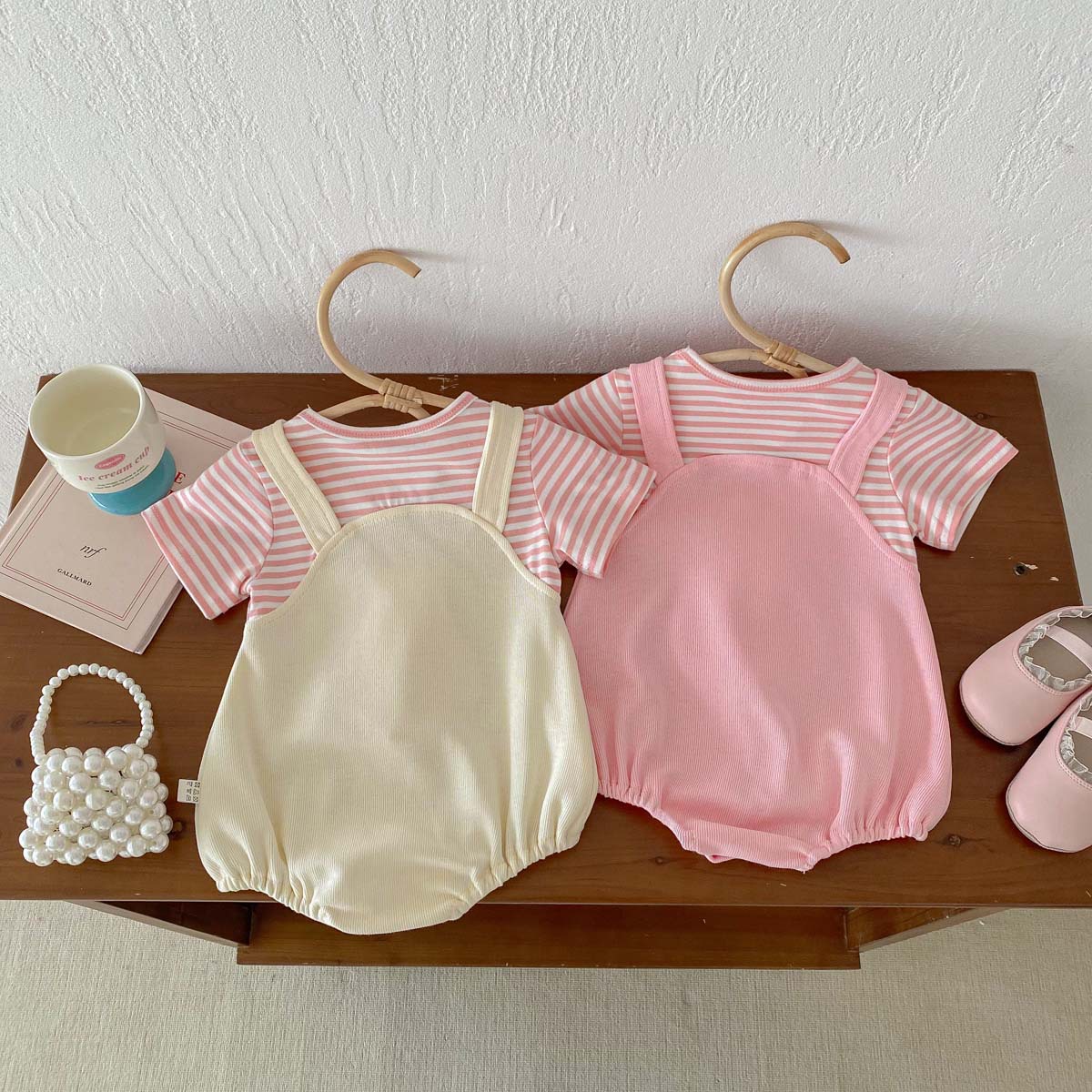 Baby Jumpsuit Fake Two Pieces Onesie