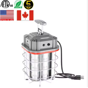 LED Temporary Work Lighting ETL Listed LED Construction Light IP65 60W -150W Work Light With Linkable Connection Design