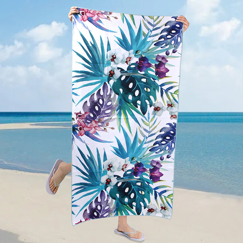 70150 Heat Transfer Printing Microfiber Shawl Portable Quick-drying Bath Towel