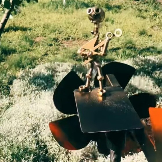 Metal Rock Band Windmill Ornaments