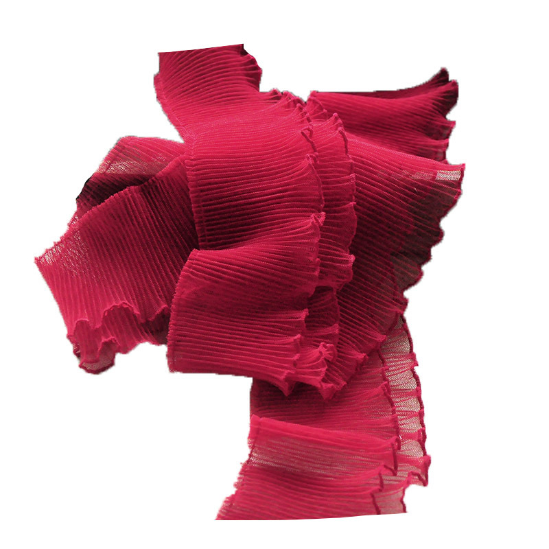 Accessories Clothes Color Lace Ribbon 10CM Toothpick Pleated Lace