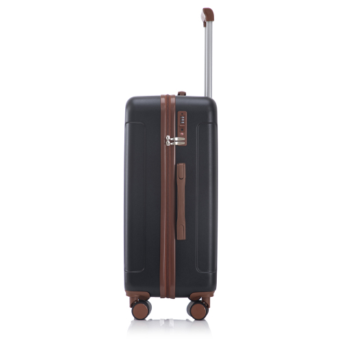 20 24 28 3 Pcs Set In ABS Spinner Wheel Luggage, Carry On Suitcase, Matching Color, TSA Combination Lock