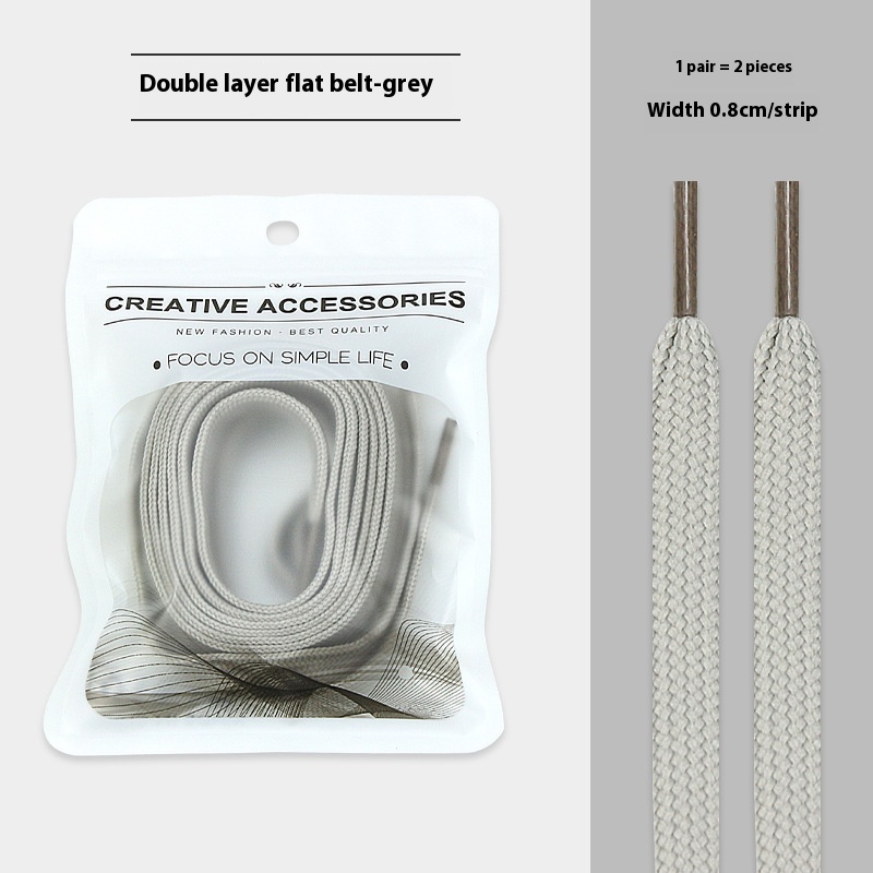 White Shoes Colorful Bandlet Shoelaces