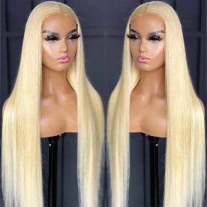Front Lace Long Straight African Women Wig Head Cover