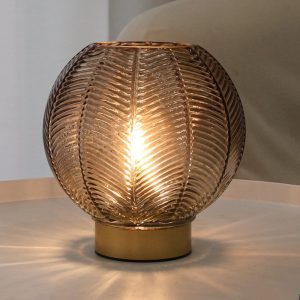 Wireless Battery Small Night Miniature Decorative Amber Lamp