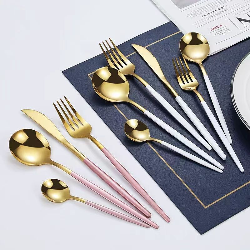 Thickened Portugal 304 Stainless Steel Knife And Forks Western Spoon Not Four-piece Set