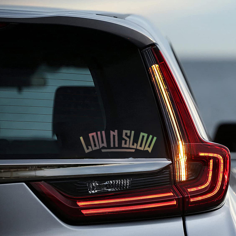 Low Speed And Slow Speed Personalized Car Stickers Suitable For Window Bodies