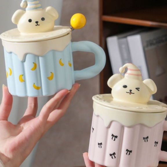 Good-looking Office Water Glass Mug With Lid