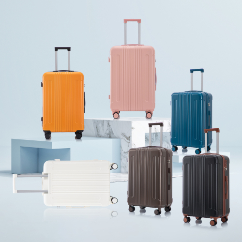 20 24 28 3 Pcs Set In ABS Spinner Wheel Luggage, Carry On Suitcase, Matching Color, TSA Combination Lock