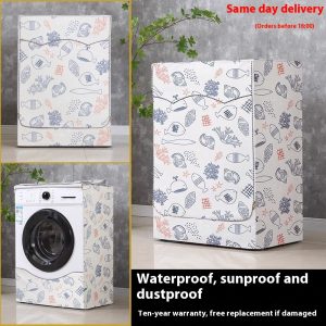 Roller Washing Machine Cover Waterproof Sunscreen Cover Dust Cover UV Protection