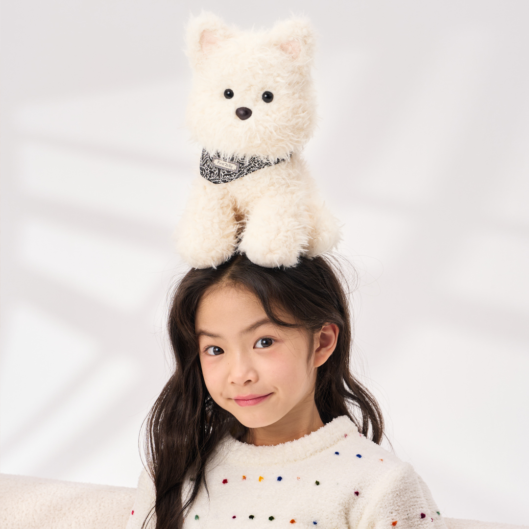 Bobova West Highland Puppy Dog Doll Plush Toy Birthday Gift