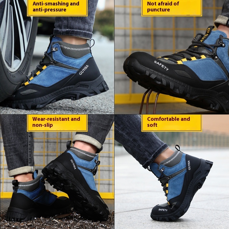 Anti Smashing, Anti Smashing, And Anti Piercing Safety Shoes Are Lightweight And Easy To Wear