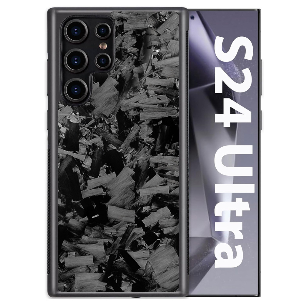 Carbon Fiber Protective Sleeve Forging Large Grain Phone Case