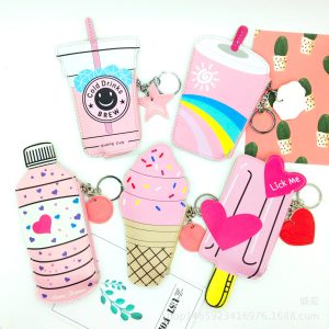 Korea cute popsicle ice cream Mini Purse beverage creative children change bag hand bag