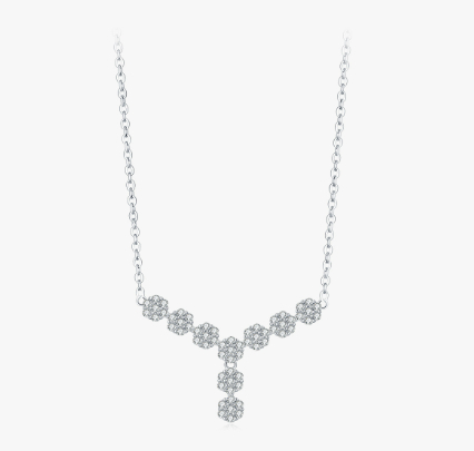 S925 Sterling Silver Light Luxury Full Diamond Flower Ring