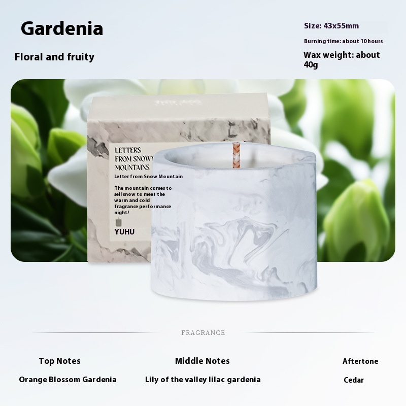 Ink Octagon Cup Aromatherapy Candle Hand Gift Box