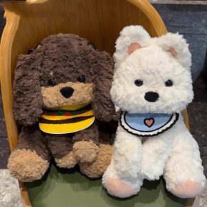 Puppy Dachshund Plush Doll Backpack Bag