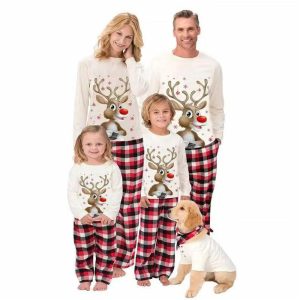 Fashionable Parent-child Sleepwear And Home Clothes Two-piece Set