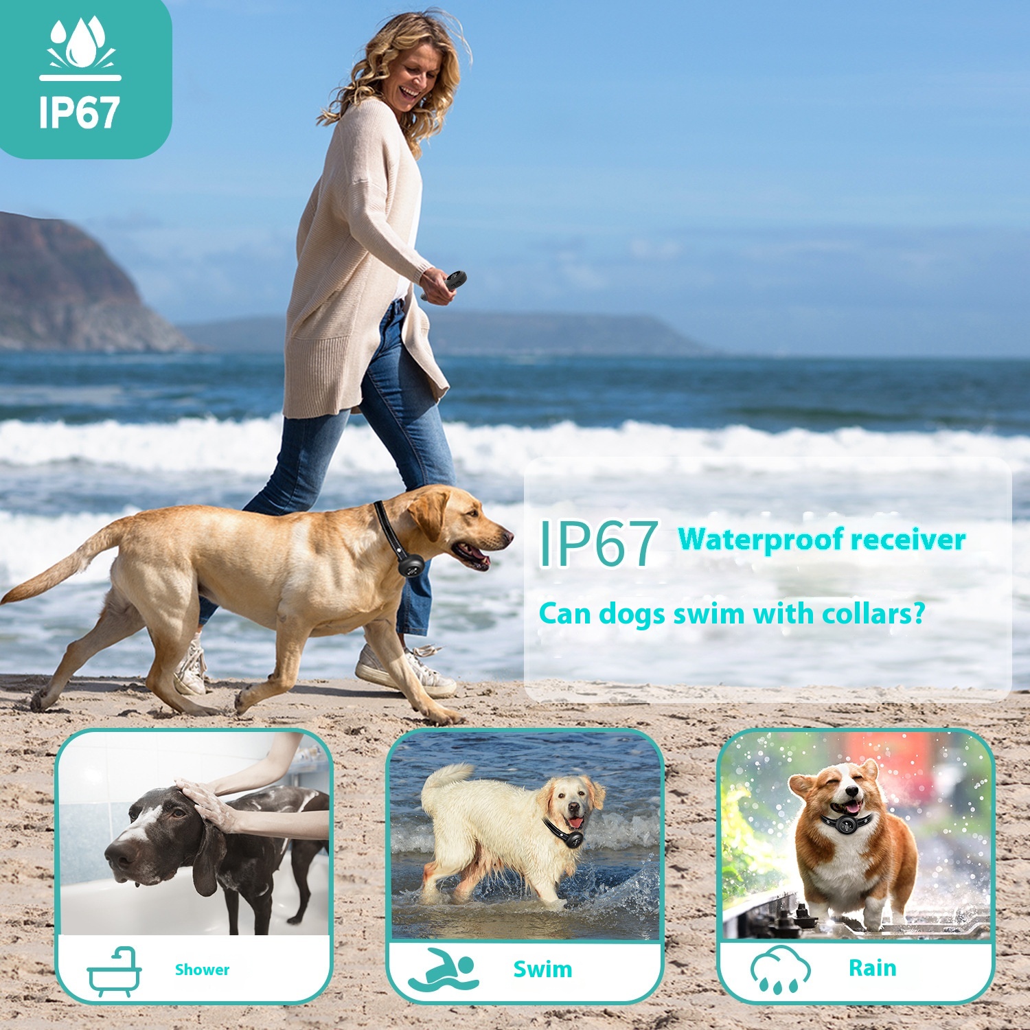 Multiple Training Modes Smart 3-in-1 Dog Trainer Bark Stopper