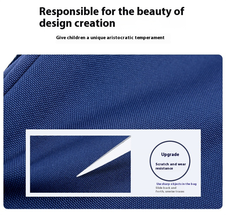 Children's Trolley Lightweight Shoulder Pad Wear-resistant Large Capacity Spine Protection Backpack Waterproof