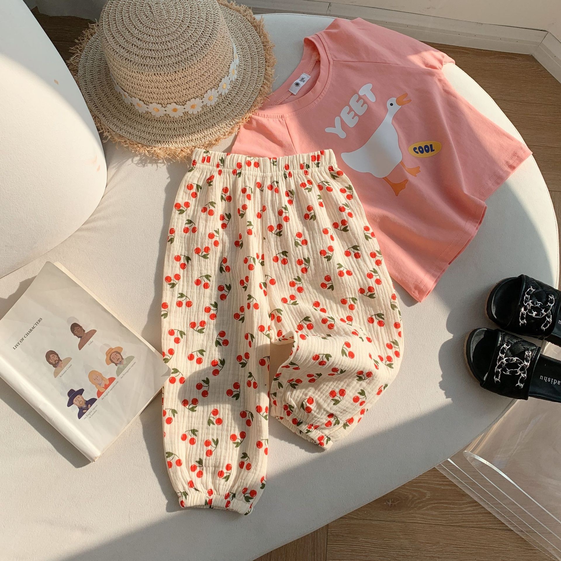 Korean Style Baby Anti-mosquito Pants Thin Cotton Trousers Loose